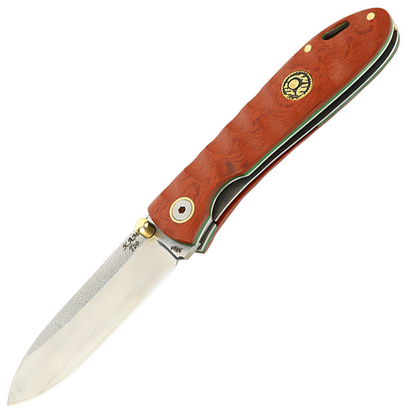 Kam Knife - T20 - N690 Steel - Red Inlay Handle - Pocket Knife