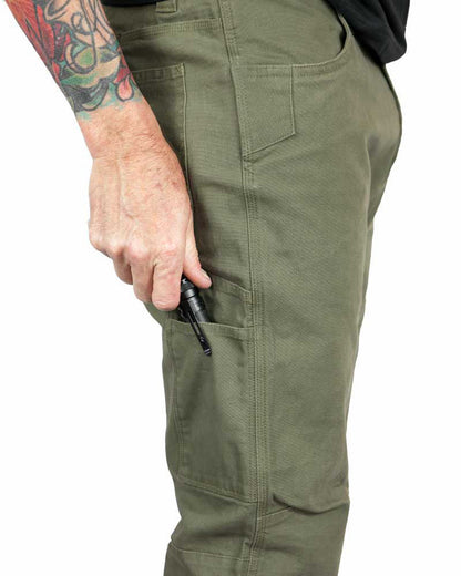 Trailblazer Taper Fit Pants - DK Olive