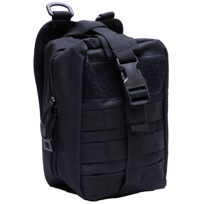 Radio Go Bag for Vehicles with BF-F8HP Programmed Radio and Nagoya NA771, black MOLLE bag for reliable communication.