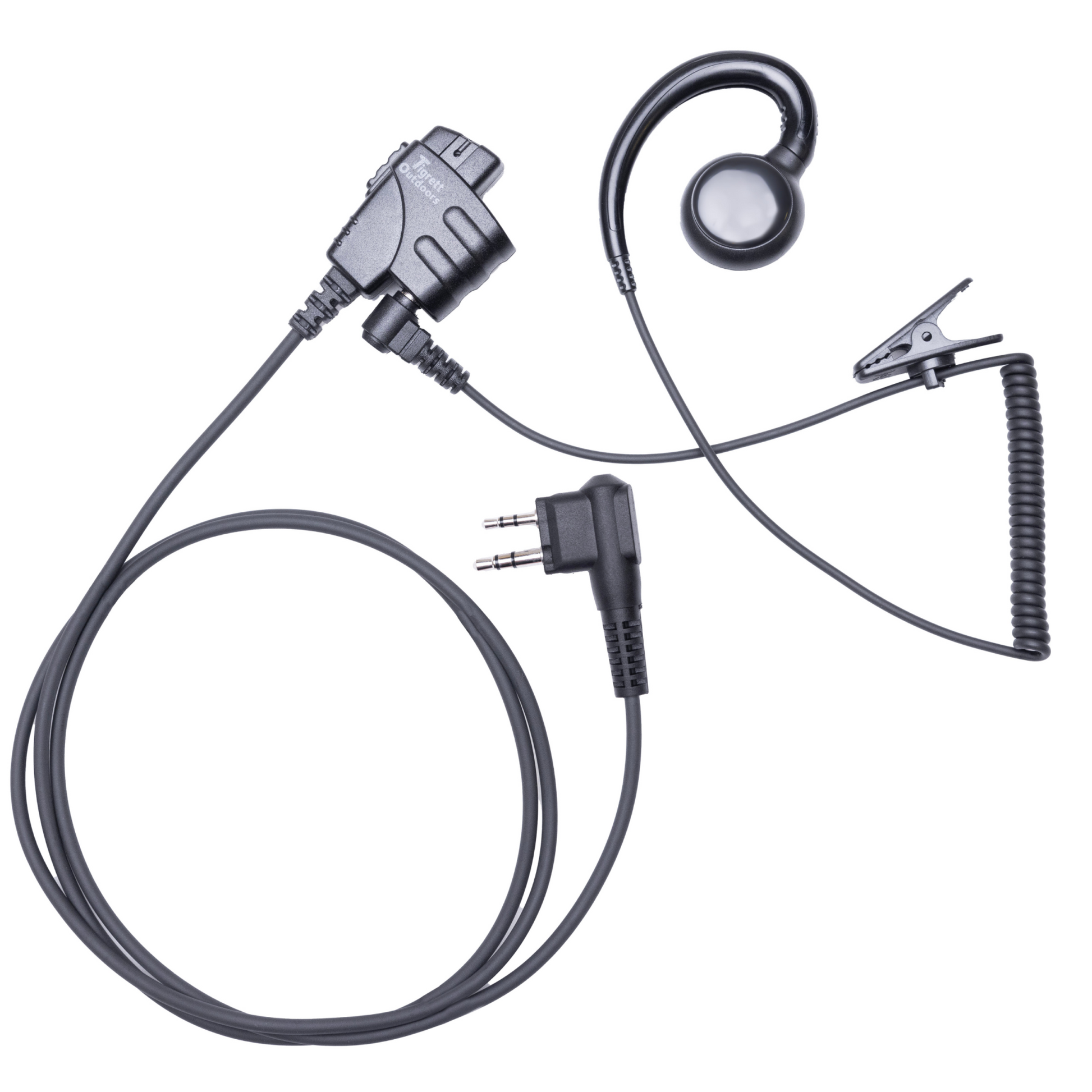 single ear earpiece compatible with SMC cable