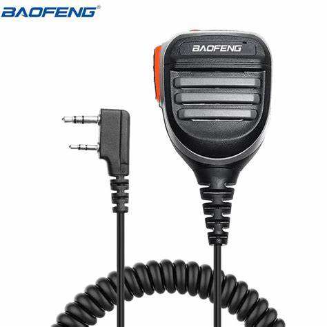 Baofeng Waterproof Shoulder Mic with water-resistant design.