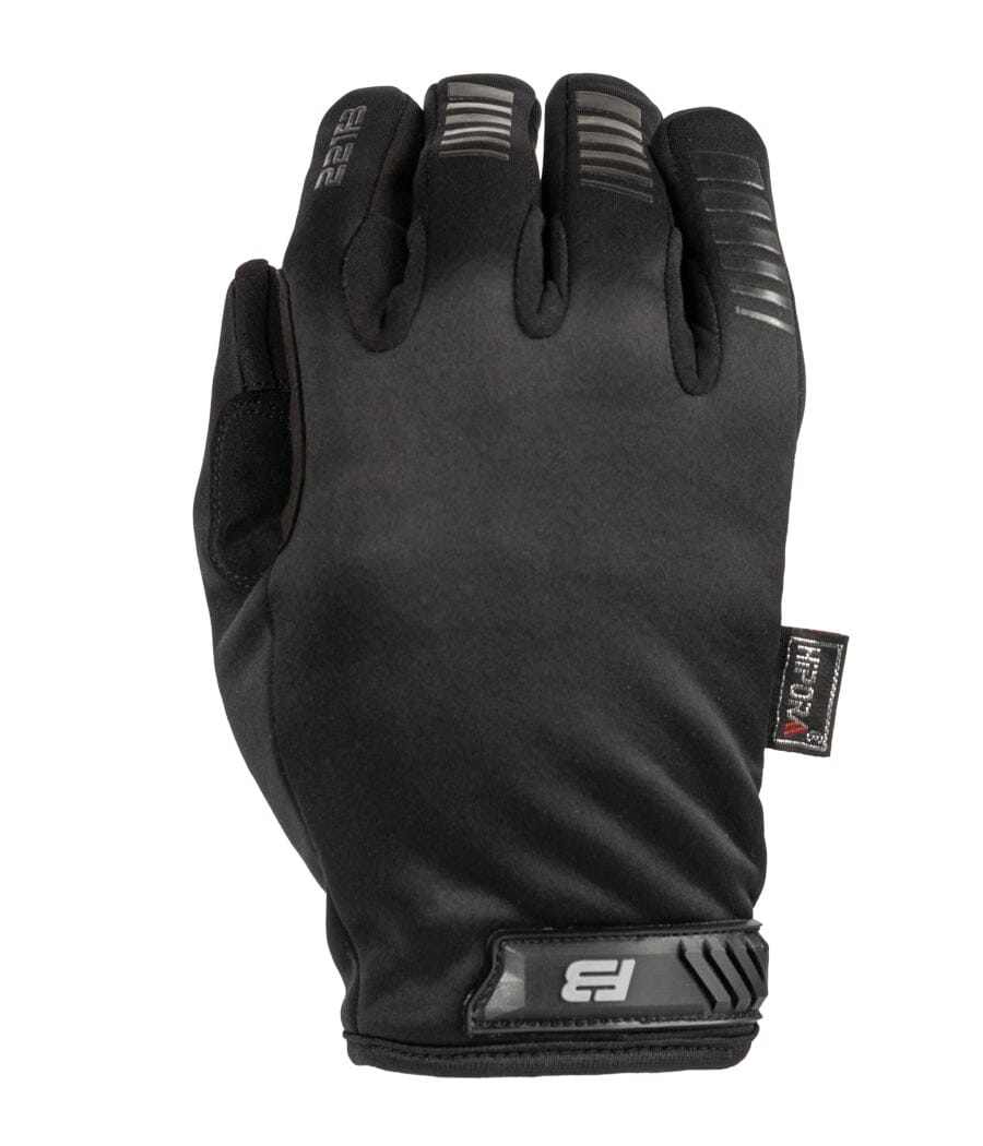 Black Agent Gloves 2.0 Elite with smart-touch fingertips, water-resistant thermal material, and contoured fit.