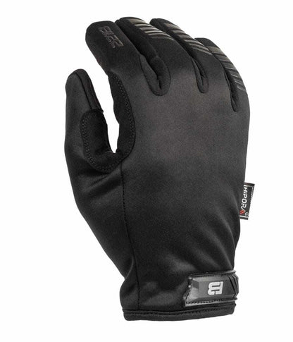 Agent Gloves 2.0 Elite black thermal waterproof glove with smart-touch fingertips and contoured fit.