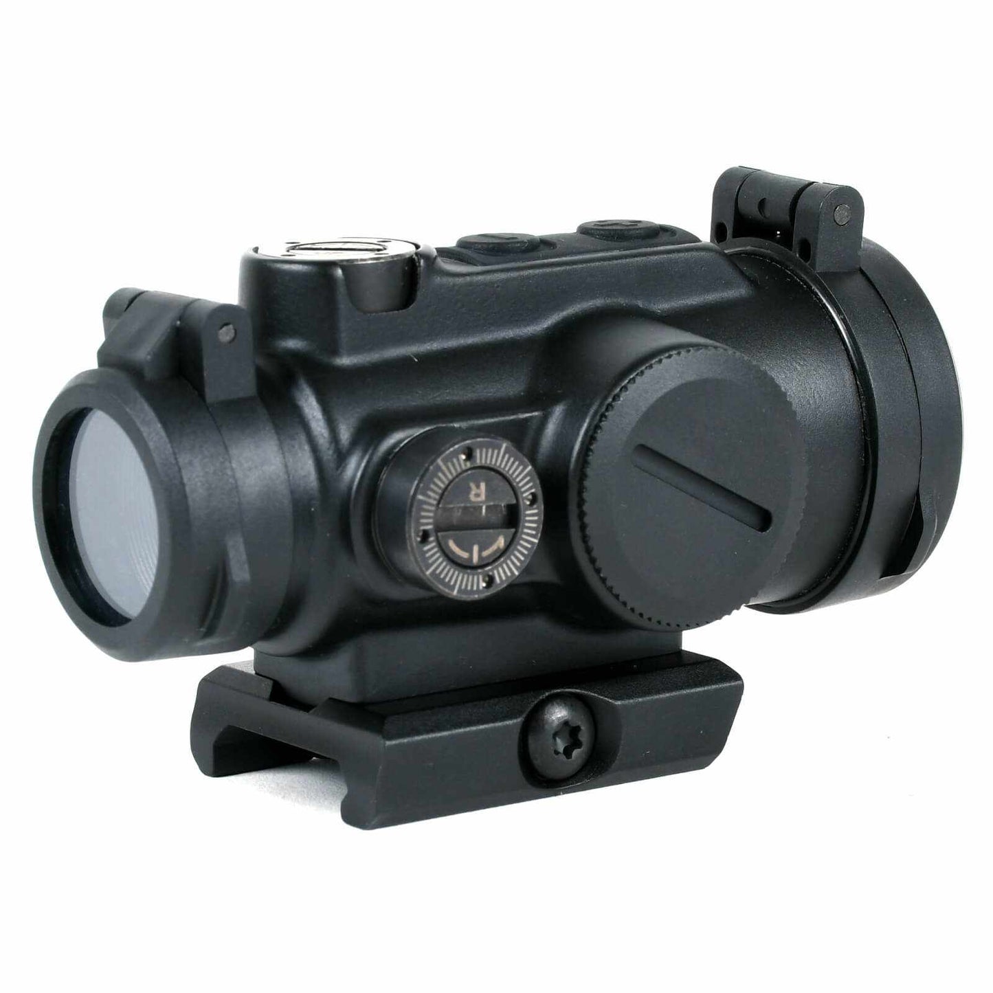 RCO™ Red Dot Sight with Circle Dot Reticle and Variable Riser Mounts, matte black finish.