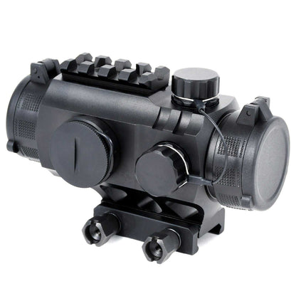 3xP Scope – 3x Prism Scope with Illuminated BDC Reticle, compact and durable design, ideal for AR platforms, featuring 3x magnification and bullet drop compensation.