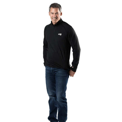 Basecamp Mens Heated Base Layer Shirt with conductive-thread technology and LED heat control