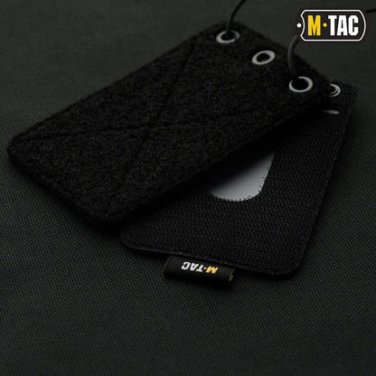 M-Tac Tactical Badge Holder Hanging ID Card Case Hook Surface Draw Cord