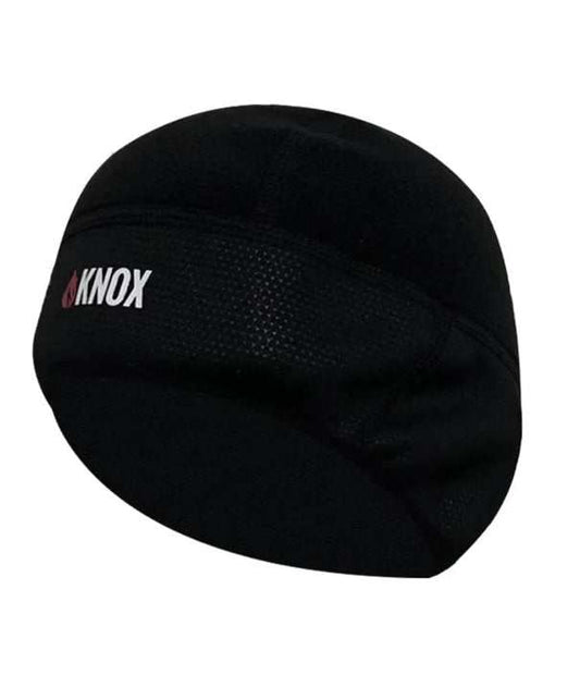 Knox Winter Hardhat-Liner Skull Cap in Black with thermal retention and breathable fabric.