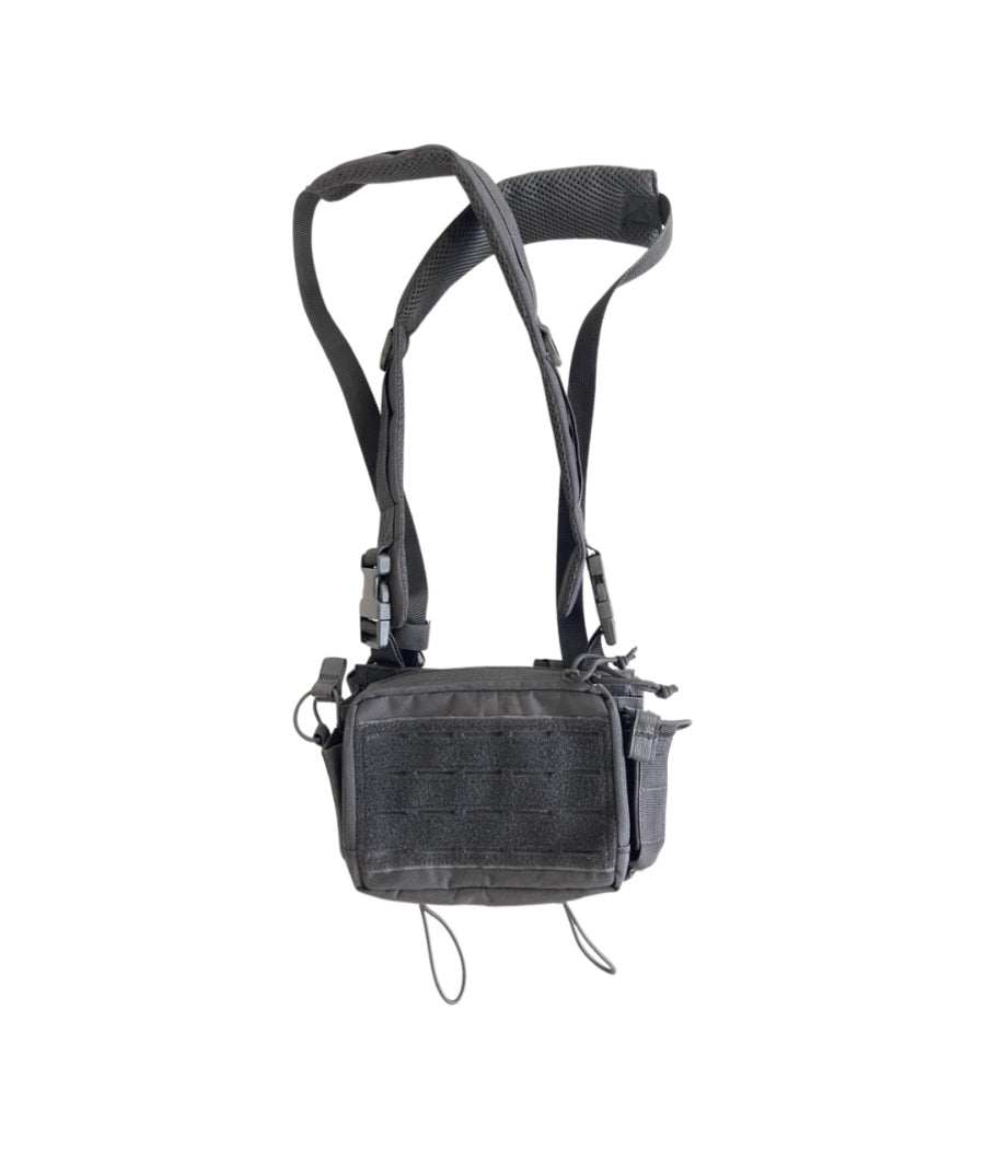 DA-1 Chest Rig with modular design and storage compartments for tactical gear.