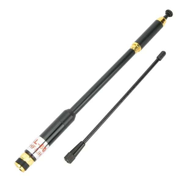 AL-800 Expanding BNC Antenna, High-Gain Dual-Band Telescoping Antenna with BNC Connector for Long-Range Communication.