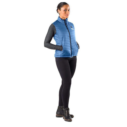 Dune Heated Vest for Women in Horizon color, lightweight and abrasion-resistant with adjustable heat settings.