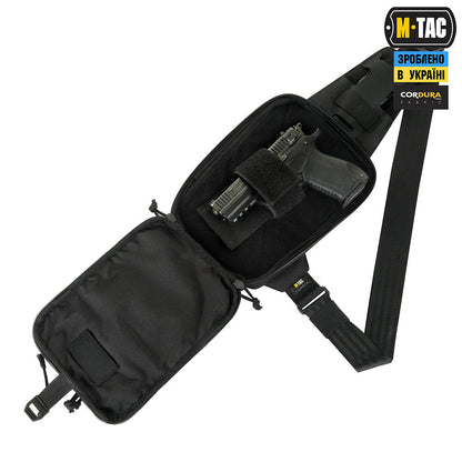 M-Tac Sling Pistol Bag with Loop Panel