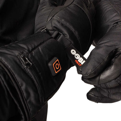 Epic Heated Gloves with adjustable heat settings and Etip touchscreen capability.