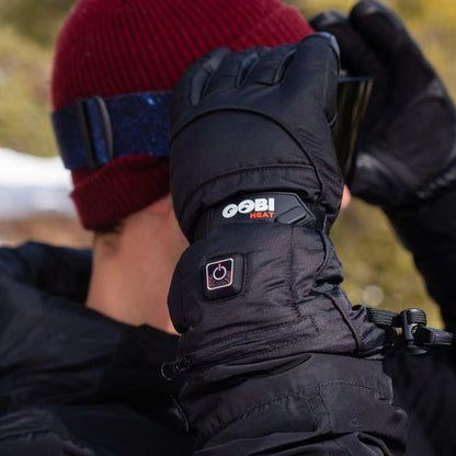 Epic Heated Gloves with touchscreen capability, adjustable heat settings, and durable design for winter activities.