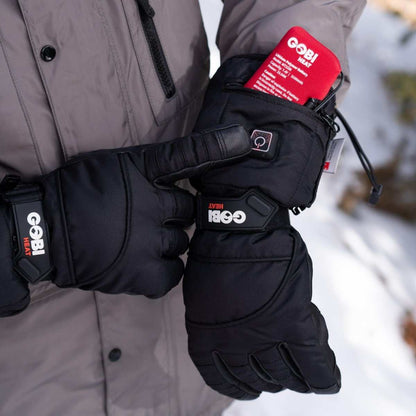 Epic Heated Gloves with adjustable heat settings and Etip functionality.