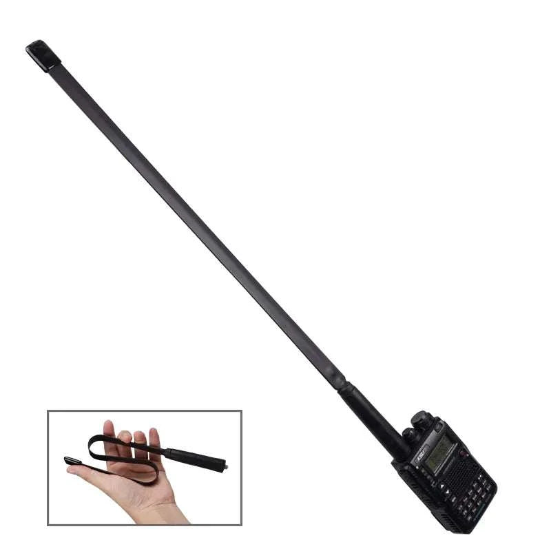 Dual Band Folding Tactical Antenna SMA Female for Baofeng Radios, multiple sizes.