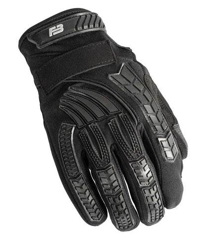 Black tactical Guardian Gloves Pro with high-density rubber protection.