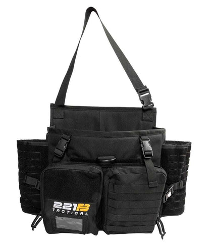 Harlej Bag - Tactical Vehicle Seat Organizer with heavy-duty construction, multiple compartments, and molle webbing.