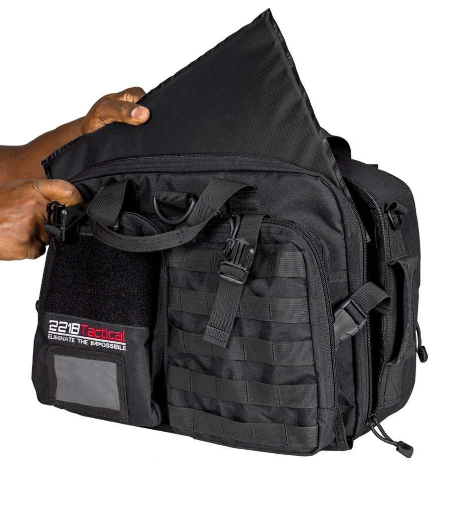 Hondo Duty Bag 2.0 with modular expansion system, tactical design, and ballistic shield feature.