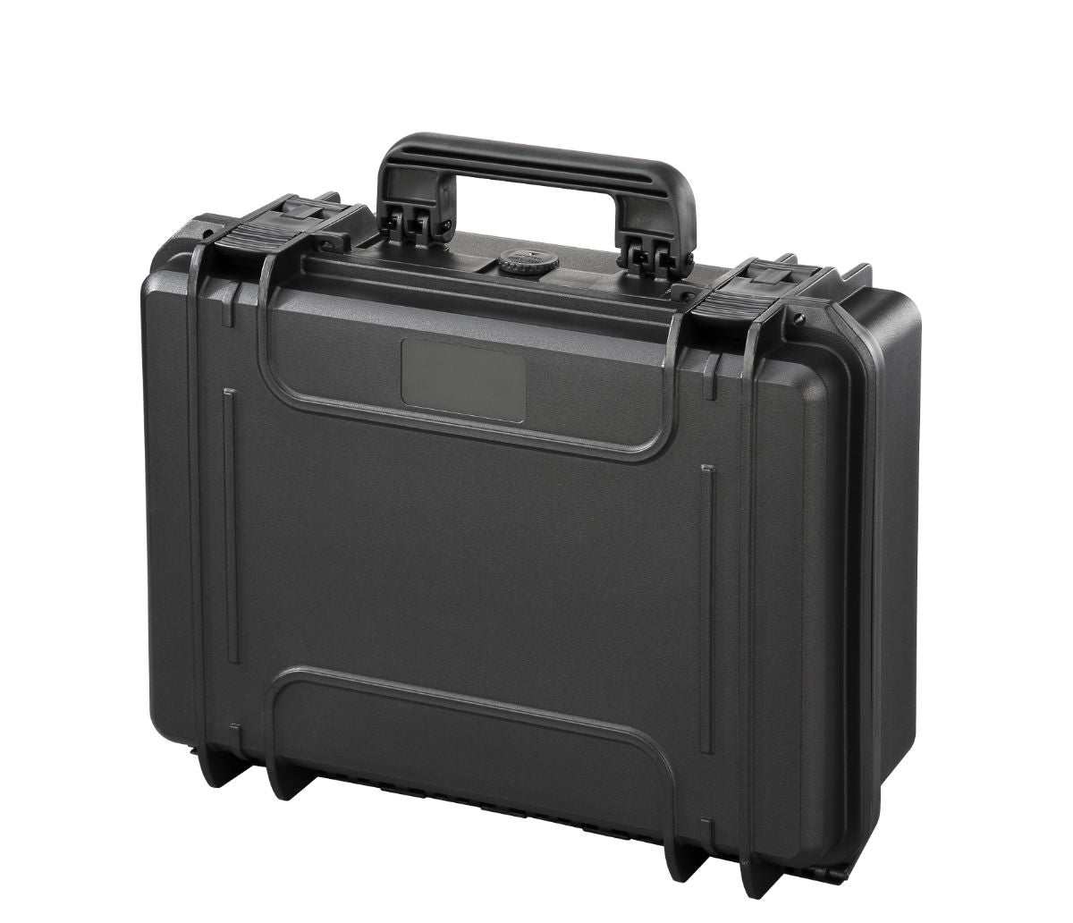 Durable black Doro D1611-6 case with handle, featuring crushproof and waterproof design at 18.25" x 14.5" x 7".