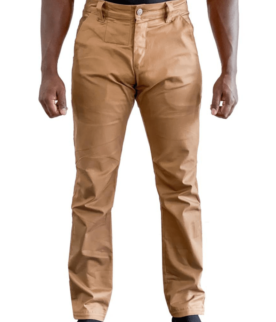 Overwatch Tactical Pants - versatile tan pants with 12 pockets, infinity-stretch material, and reinforced construction.