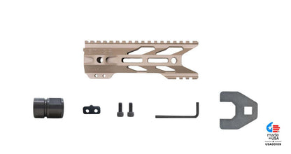 STNGR HWK® M-LOK Free Float AR-15 Handguard Kit Components