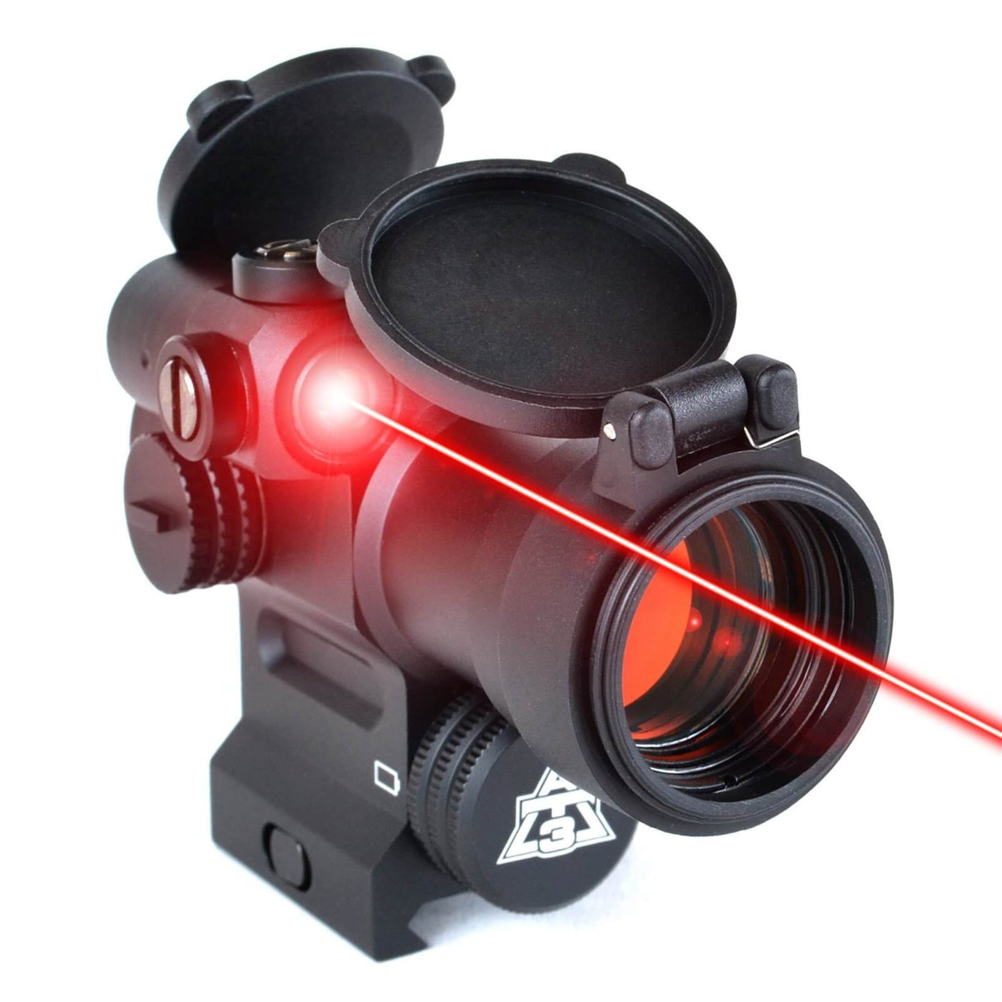 Magnified Red Dot with Laser Sight Kit – AT3 LEOS & RRDM 3x Magnifier