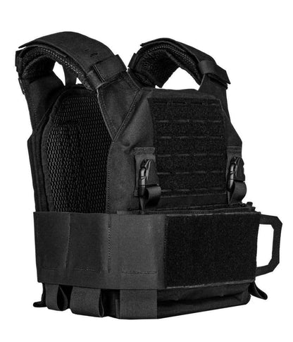 QRF Low Visibility Minimalist Plate Carrier, tactical vest with molle, low profile design, adjustable, lightweight, ultra-strong construction.