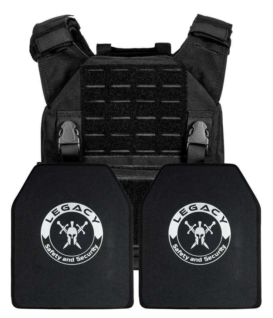 QRF Plate Carrier Full Package with armor plates, lightweight design, customizable features, and durable construction.