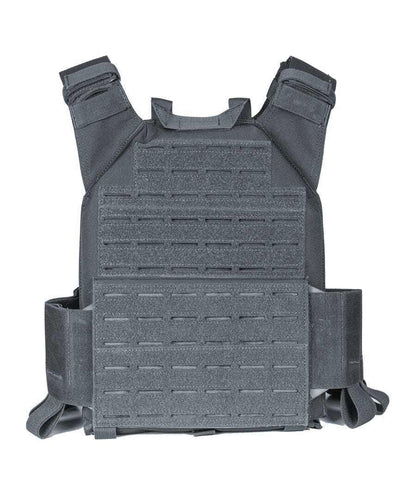 QRF Plate Carrier Full Package with armor plates, minimalist design, and low profile for tactical use.