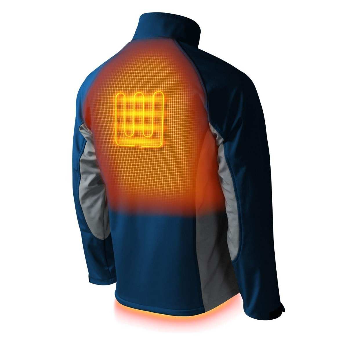 Sahara Mens Heated Jacket with adjustable heat settings and three heat zones.