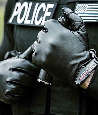 Sentinel Gloves - Level 5 Cut-Resistant Leather Gloves for Police Officers