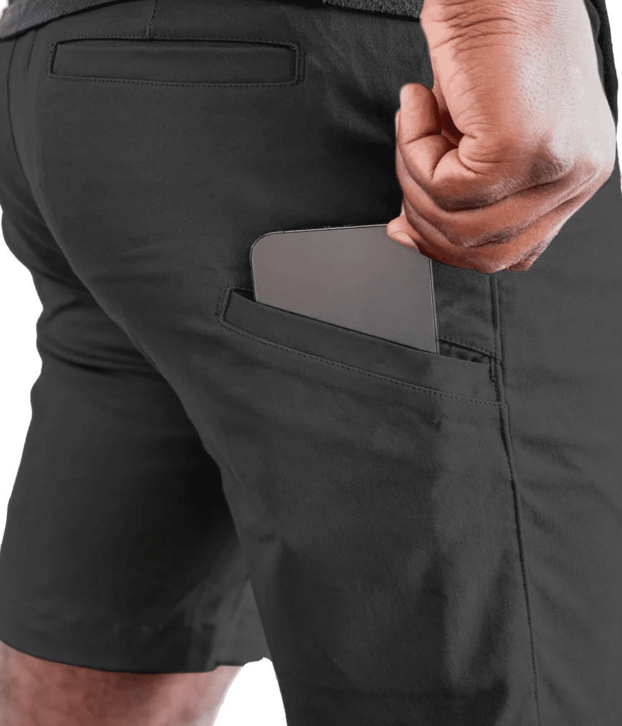 Sentry Tactical Shorts with multiple pockets displaying discreet design and functionality.