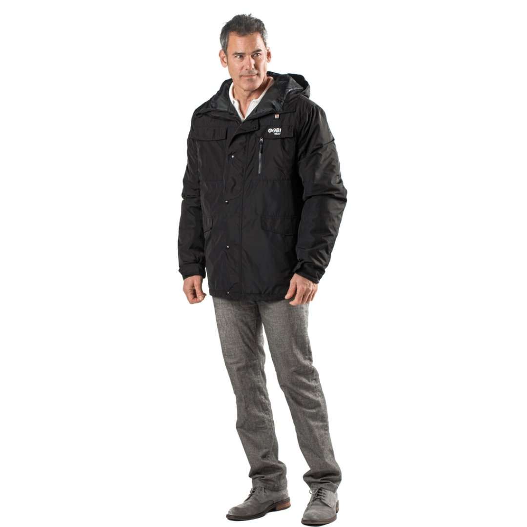 Shift Mens Heated Snowboard Jacket with 5 heating zones and 9-hour battery.