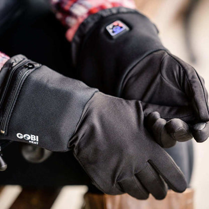 Stealth Heated Glove Liners with adjustable heat settings and mobile touch pads.