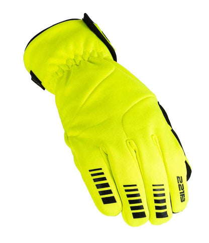 High-visibility Summit Gloves with water and wind resistance, touch-screen capability, and ultra-grip technology.