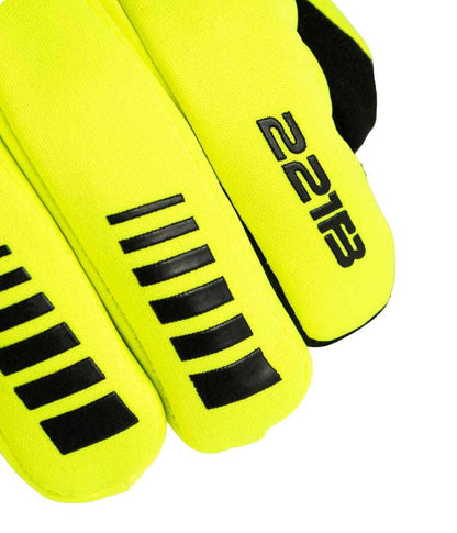 Yellow Summit Gloves with black detailing for winter use.