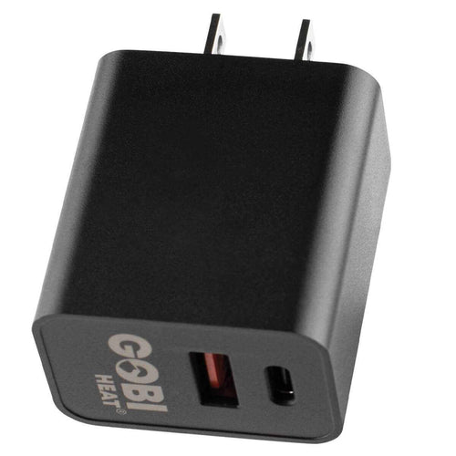 20W fast charge USB A/C brick compatible with Gobi Heat products.