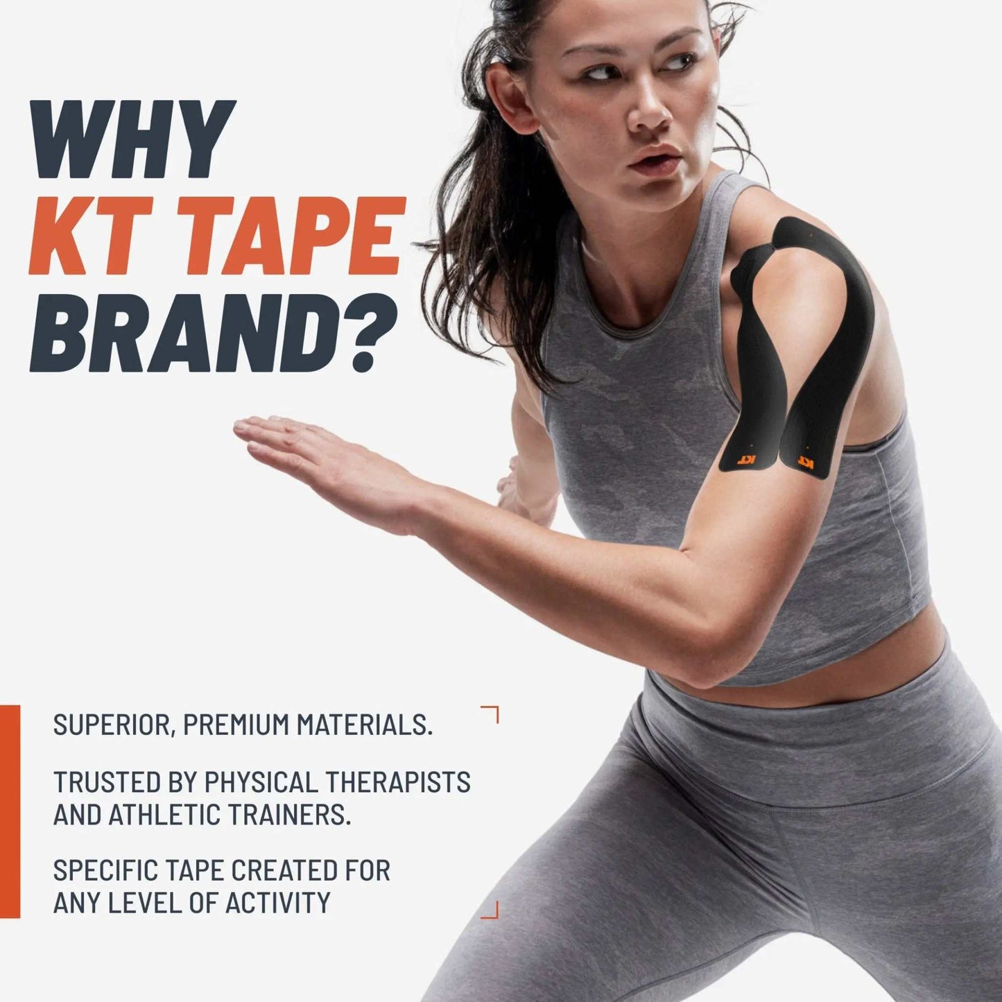 KT Tape DUO Pack with Cotton and PRO kinesiology tapes for muscle support during workouts.