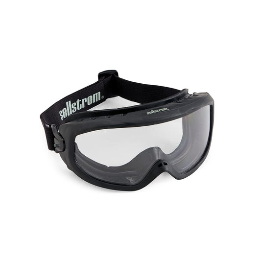 Sellstrom Safety Fire Goggles – Firefighter Eye Protection Gear - Sealed & Airtight - Anti-Fog Clear Lens – FR Strap - S80225 6.5" x 2.5" Viewing Area