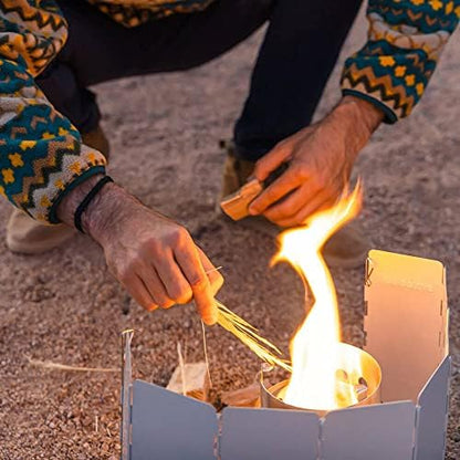 Solo Stove Solo Aluminum Windscreen: for Use and Other Backpacking Stoves, Camping Stoves, Butane Stoves, Alcohol Stoves