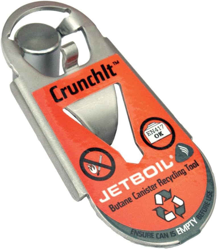 Jetboil Crunchit Fuel Canister Recycling Tool (Orange)