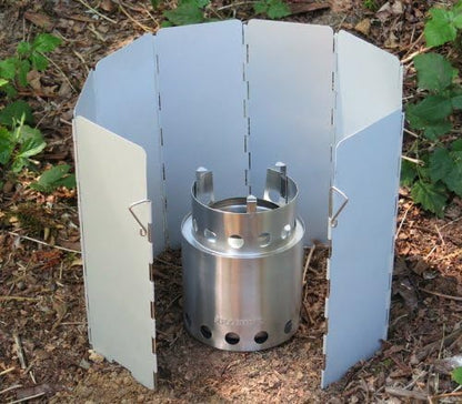 Solo Stove Solo Aluminum Windscreen: for Use and Other Backpacking Stoves, Camping Stoves, Butane Stoves, Alcohol Stoves