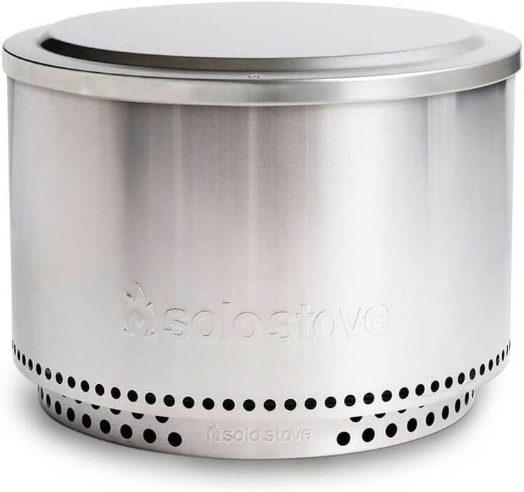 Solo Stove Bonfire Lid 304 Stainless Steel for Fire Pits and Camping