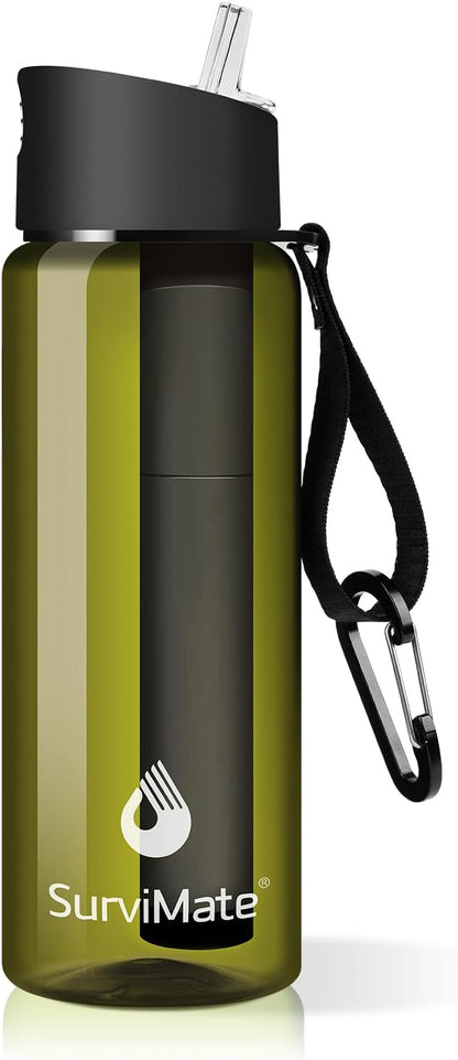 SurviMate Ultra-Filtration Filtered Water Bottle