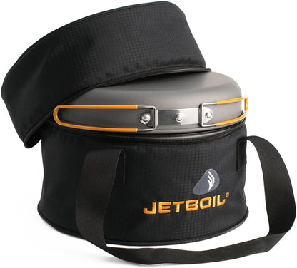 Jetboil Genesis Basecamp Backpacking and Camping Stove Cooking System with Camping Cookware