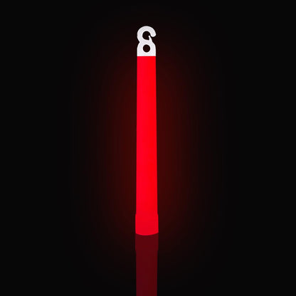 Be Ready Red Glow Sticks - Industrial Grade 12 Hour Illumination Emergency Safety Chemical Light Glow Sticks