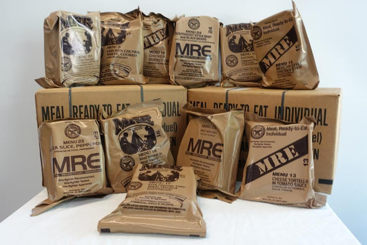 US Meal Ready-to-Eat MRE with Heater Packs