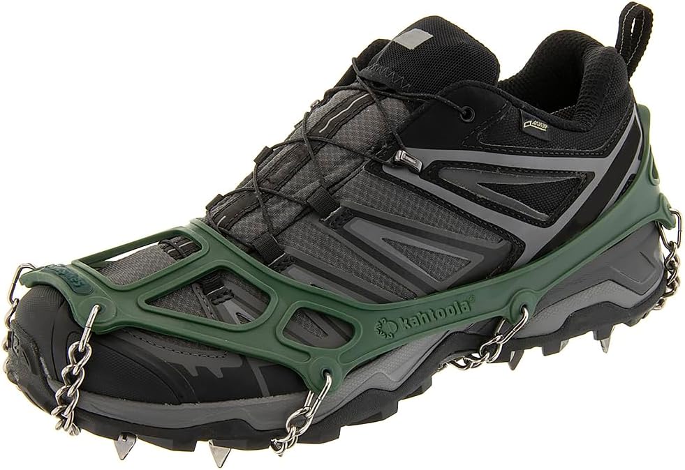 Kahtoola MICROspikes Footwear Traction for Winter Trail Hiking & Ice Mountaineering