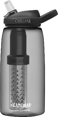 CamelBak + Water Filter Water Bottle by LifeStraw Integrated 2-Stage Filter Straw